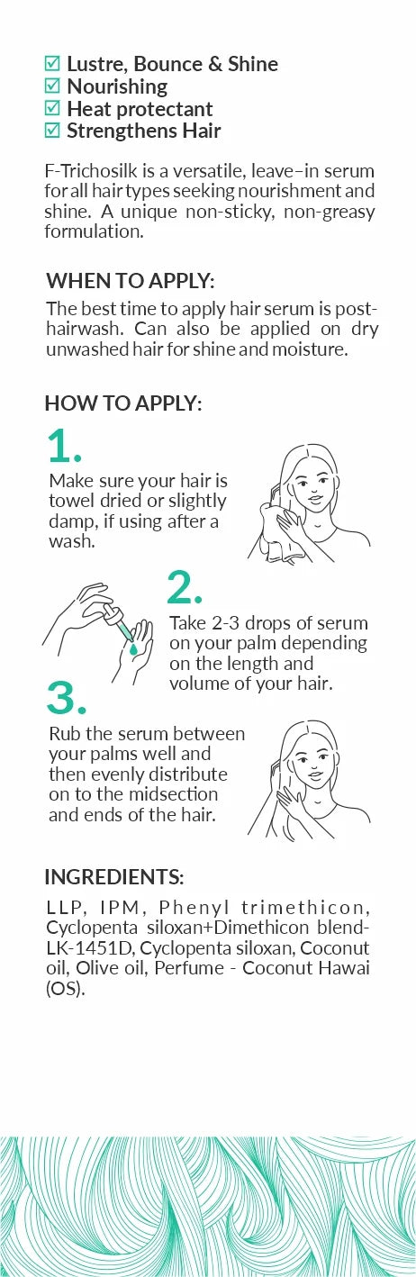 HAIR SERUM F-TRICHOSILK D and F