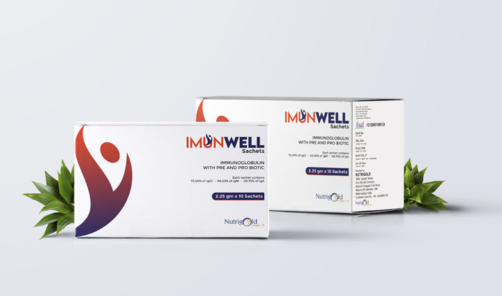 IMUNWELL – Advanced Immunity Support with Immunoglobulins, Prebiotics &amp; Probiotics
