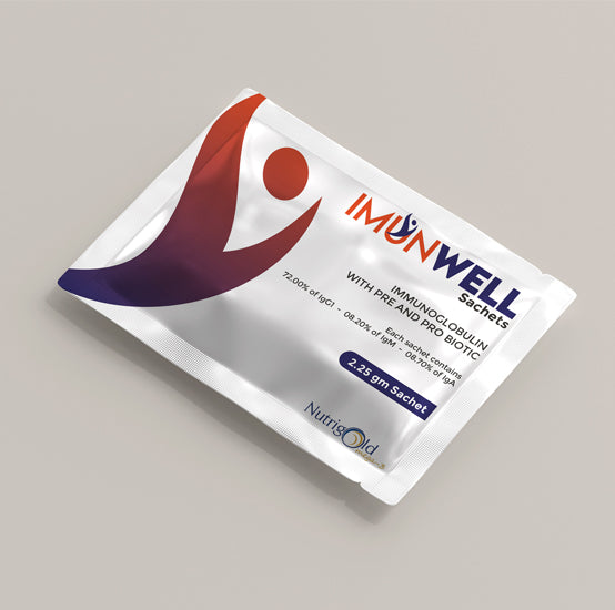 IMUNWELL – Advanced Immunity Support with Immunoglobulins, Prebiotics &amp; Probiotics