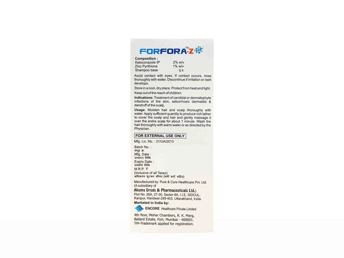 Forfora-Z Shampoo With Conditioner (75 ml)