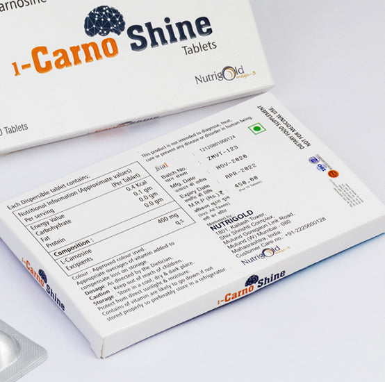 L – CARNOSHINE Tablet (L-Carnosine 400 mg)