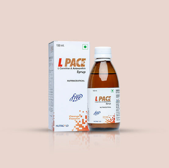 L PACE – L-Carnitine & Astaxanthin Oral Solution | 150 ml