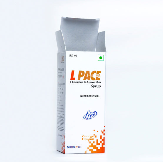 L PACE – L-Carnitine & Astaxanthin Oral Solution | 150 ml