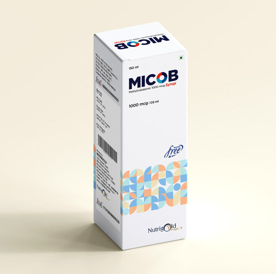 MICOB Methylcobalamin Syrup – Advanced Neuro Support &amp; Nerve Regeneration Formula