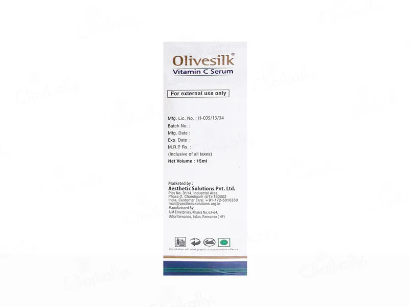 Olivesilk Vitamin C Serum