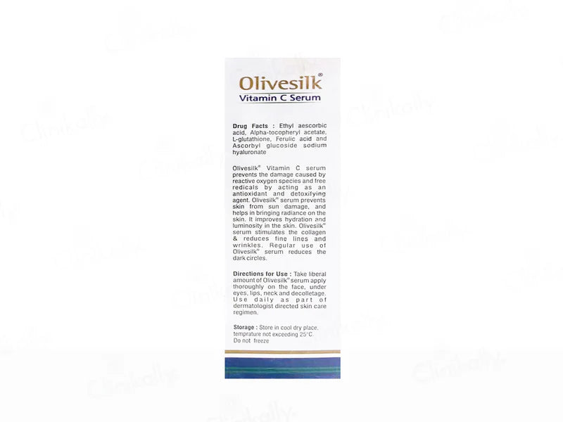 Olivesilk Vitamin C Serum