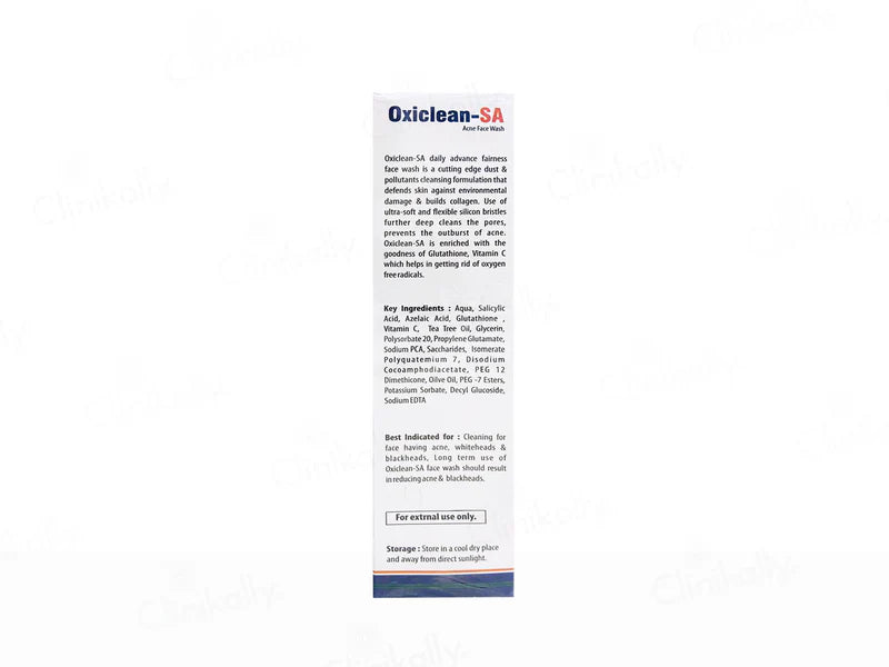 Oxiclean-SA Acne Face Wash
