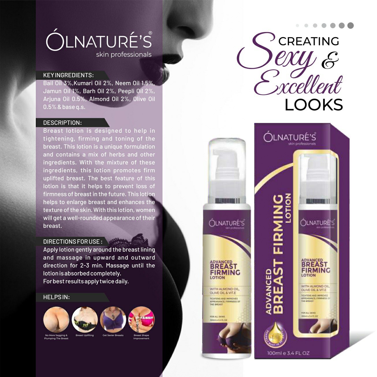 Olnature’s Advanced Breast Firming Lotion