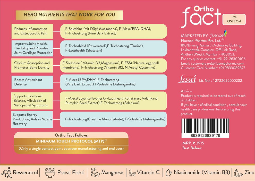 Menopause Induced Osteoporosis - Orthofact PM Osteo-1