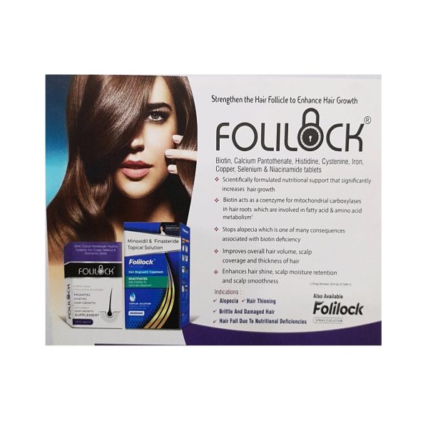 Folilock Hair Growth Tablet (3×10 Tablets)