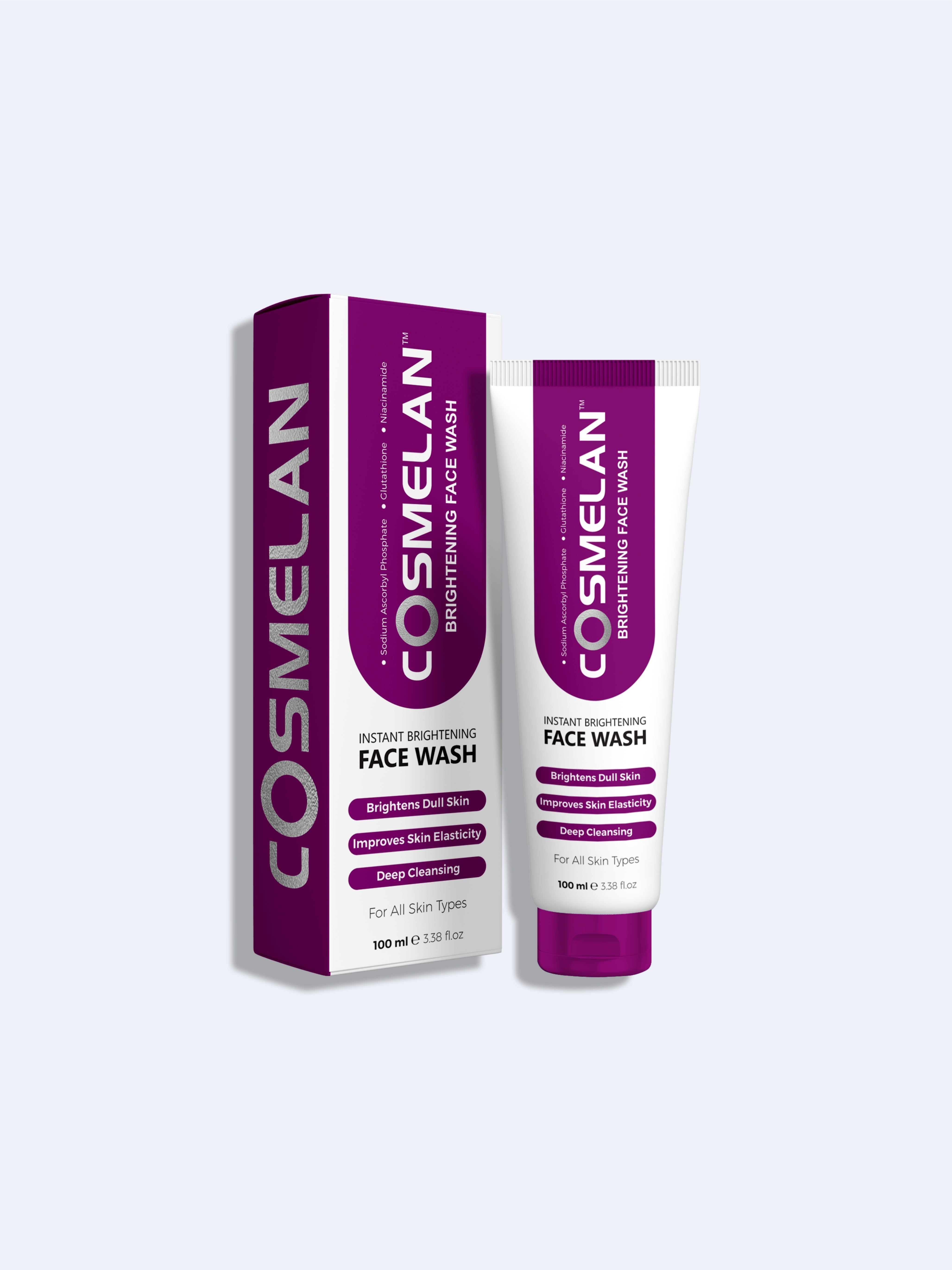 Cosmelan Brightening Facewash – Advanced Radiance & Gentle Exfoliation Cleanser