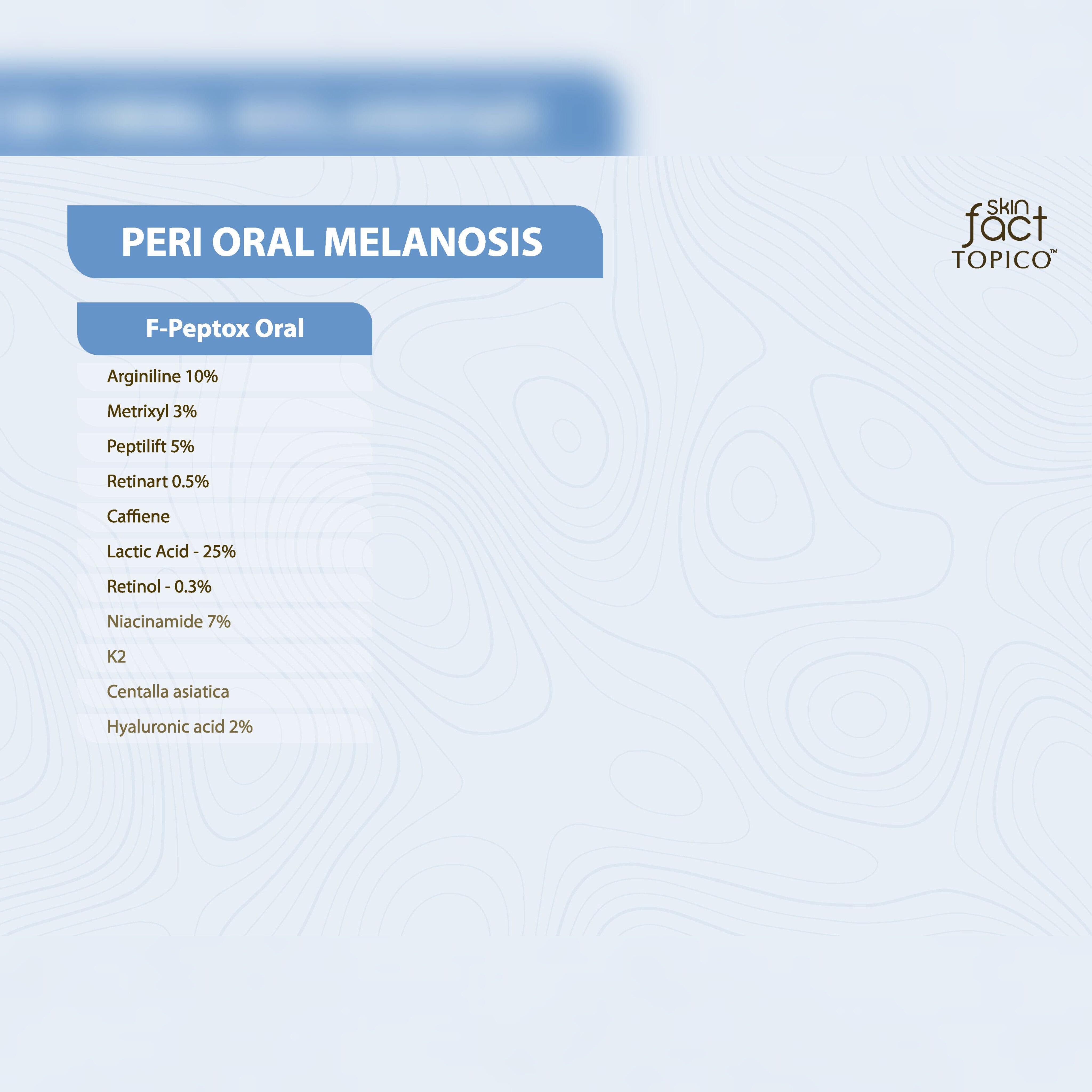 Skin Fact Topical System – PERI ORAL MELANOSIS Pigmentation Treatment Kit | Dermatologist Formulated