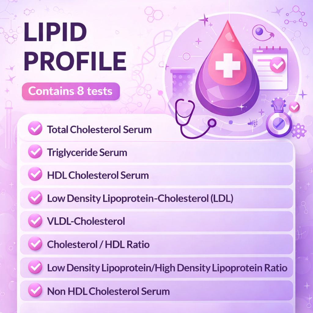 Lipid Profile Test – Complete Cholesterol Check (8 Parameters)