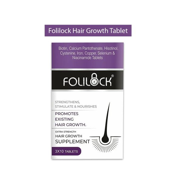 Folilock Hair Growth Tablet (3×10 Tablets)
