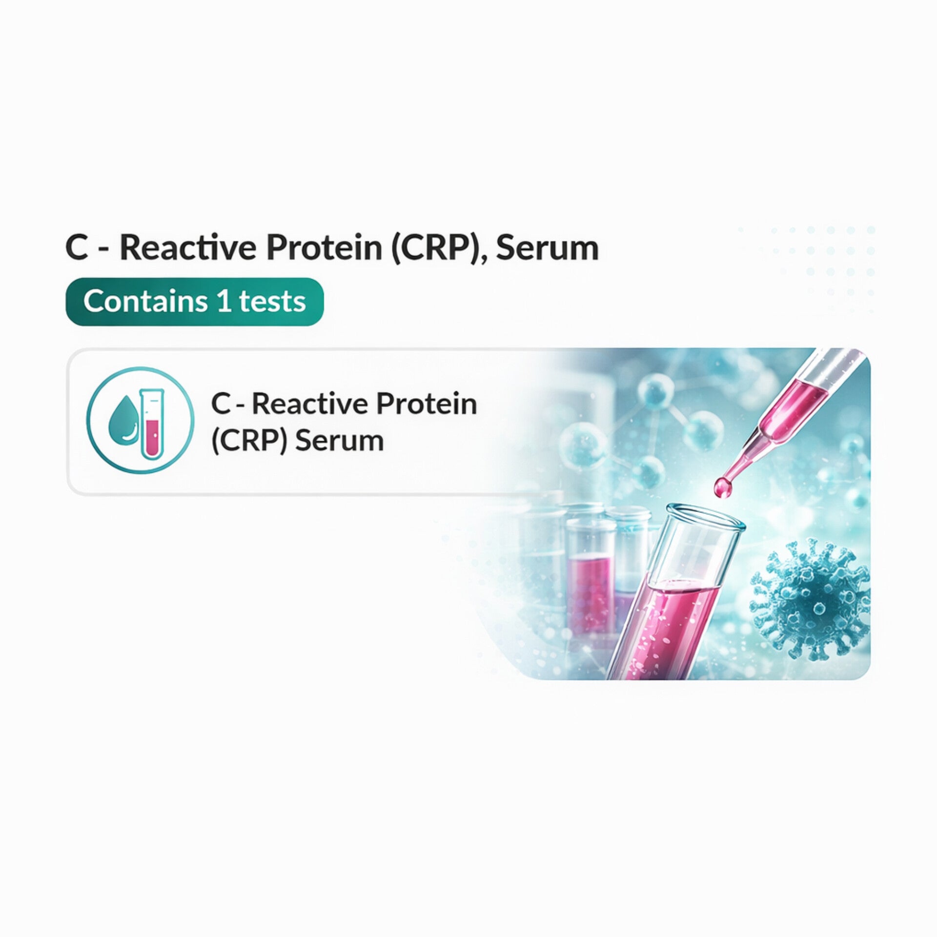 C-Reactive Protein (CRP), Serum Test