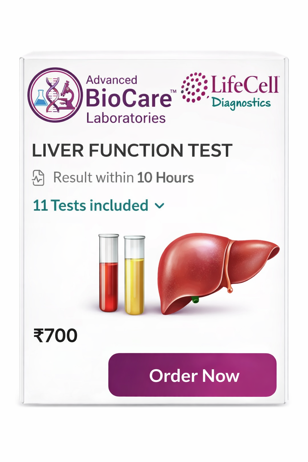 Liver Function Test (LFT) – 11 Comprehensive Parameters