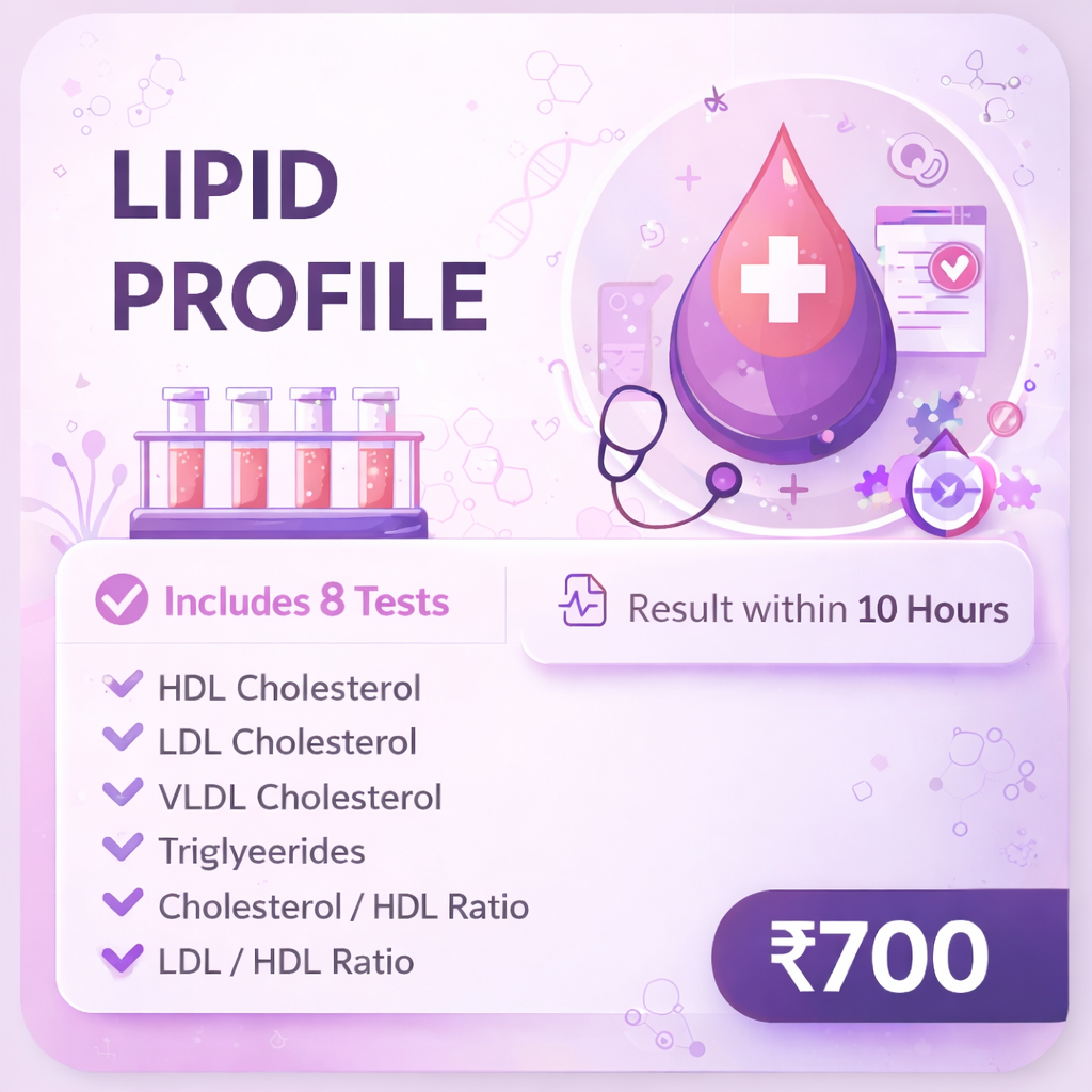 Lipid Profile Test – Complete Cholesterol Check (8 Parameters)