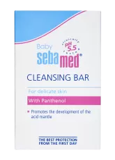 Sebamed Baby Cleansing Bar|pH 5.5 |Newborn bathing|Soap Free|Tear Free|100 gm