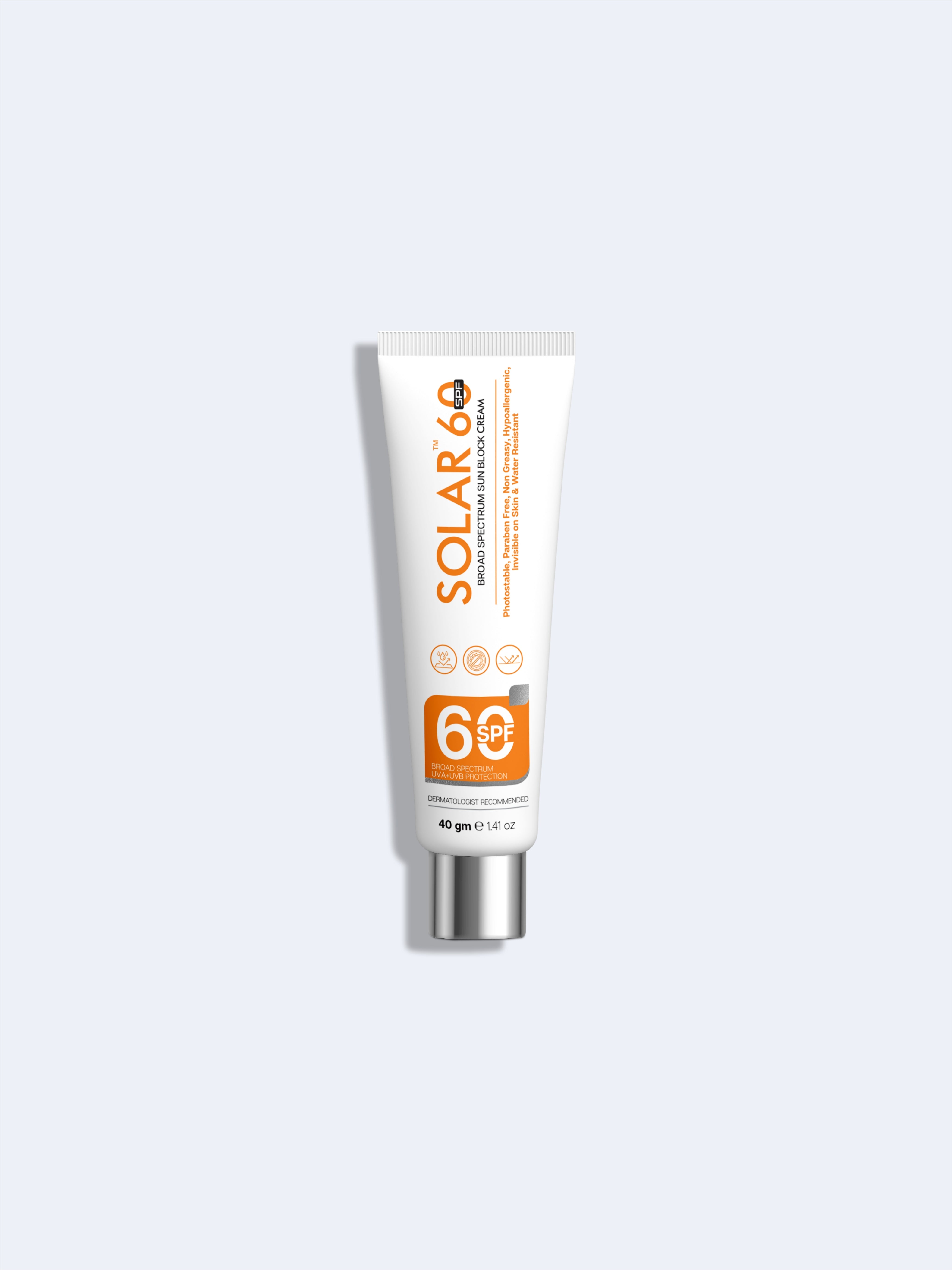 Solar Sunscreen SPF 60 – Advanced Broad-Spectrum Sun Protection & Skin Defense