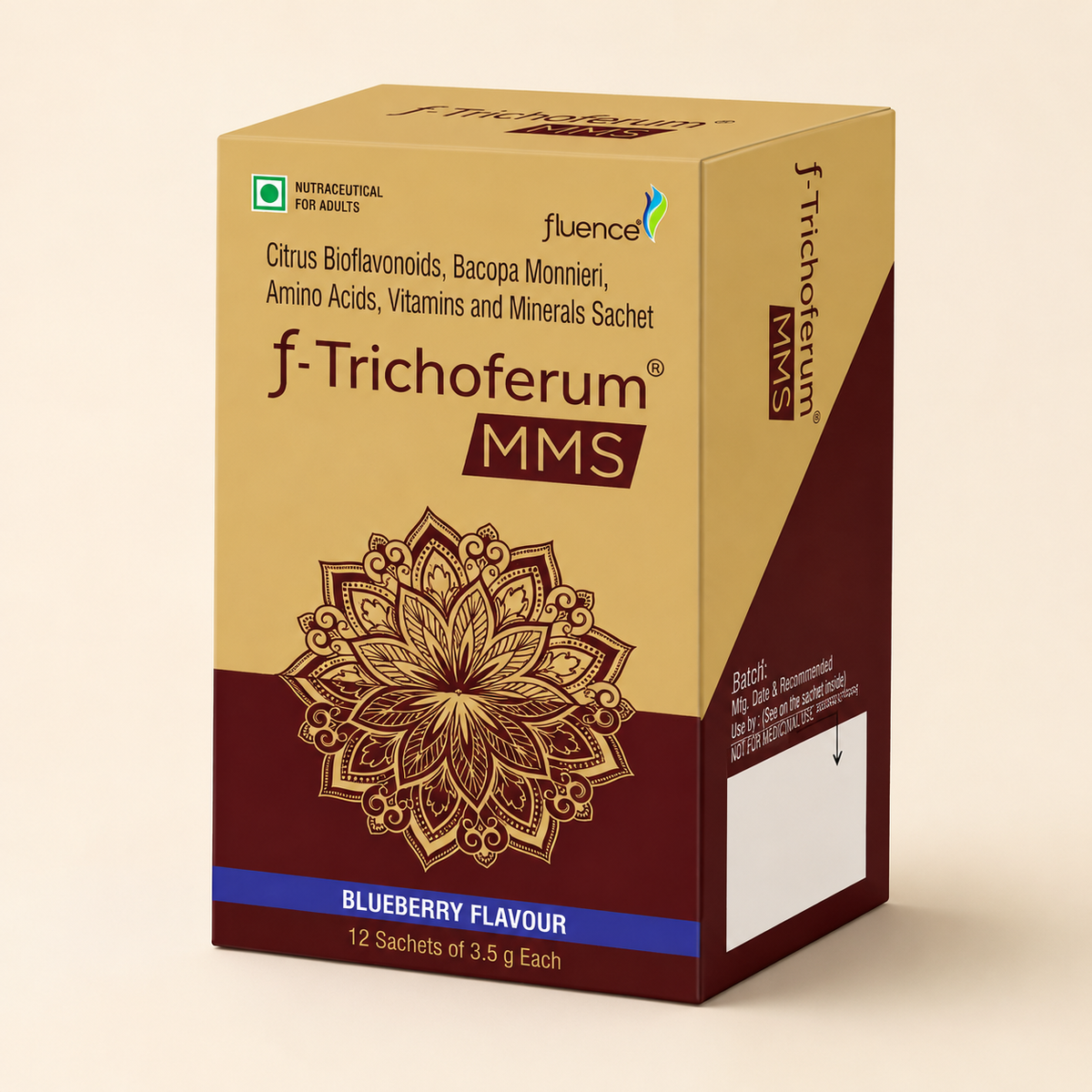 F-Trichoferum® MMS – Blueberry Flavour | Citrus Bioflavonoids, Bacopa Monnieri, Amino Acids, Vitamins & Minerals Sachets