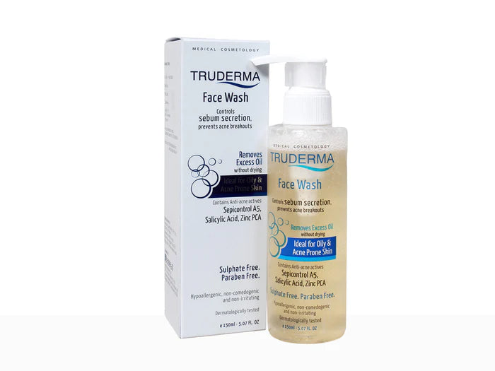 Truderma Face Wash 150 mL – Salicylic Acid + Zinc PCA + Sepicontrol A5