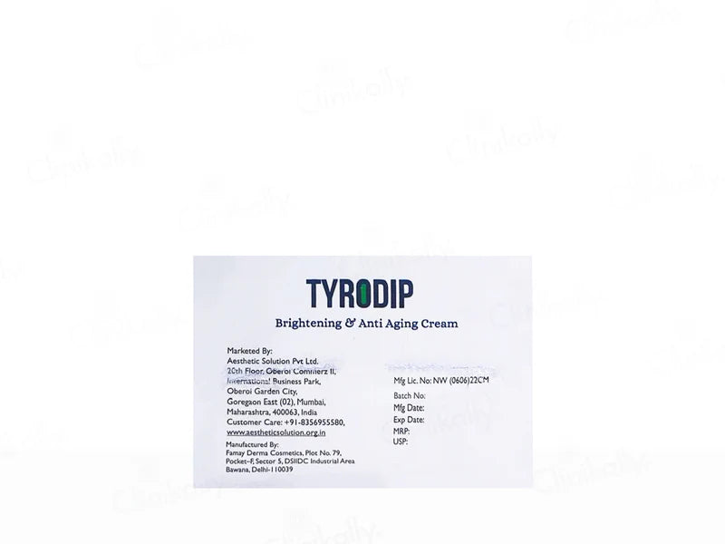 Tyrodip Brightening &amp; Anti-Aging Cream