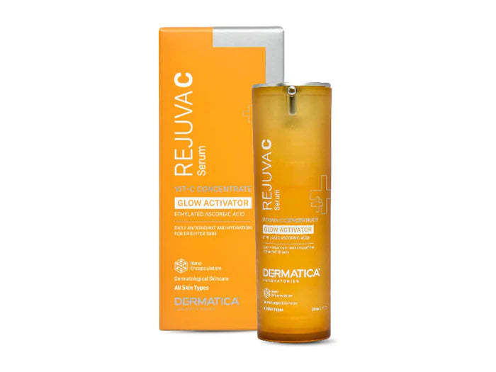 Dermatica Rejuva C Serum – Pure Vitamin C Brightening &amp; Hydrating Face Serum (30 ml)