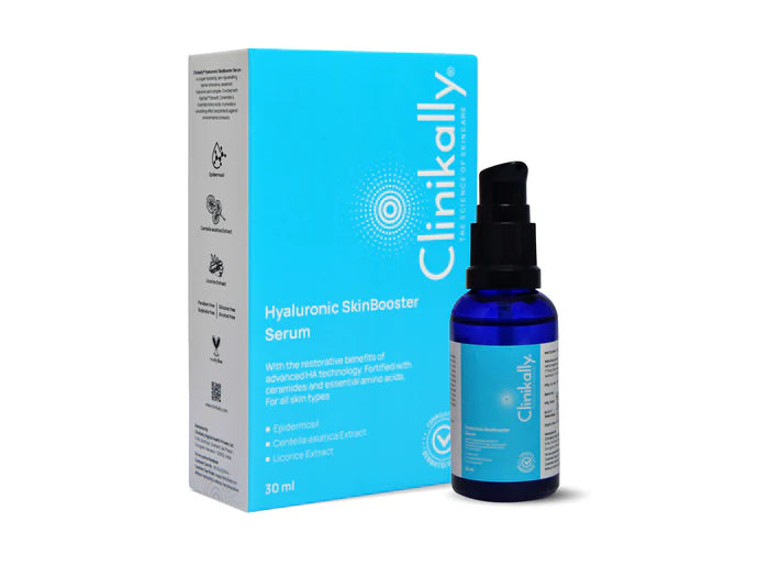 Clinikally Hyaluronic SkinBooster Serum – Deep Hydration. Visible Glow. Plump Skin Revival.
