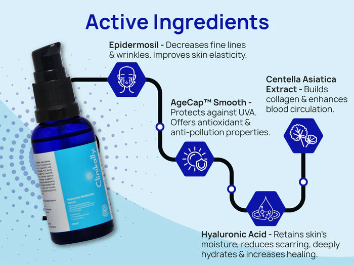 Clinikally Hyaluronic SkinBooster Serum – Deep Hydration. Visible Glow. Plump Skin Revival.